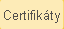 Certifikáty